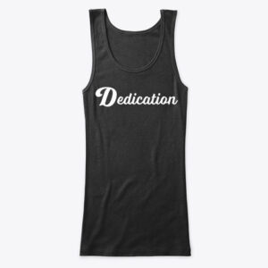 Women's Fitted Tank Top Dedication